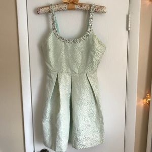 Sparkly winter formal mini dress
